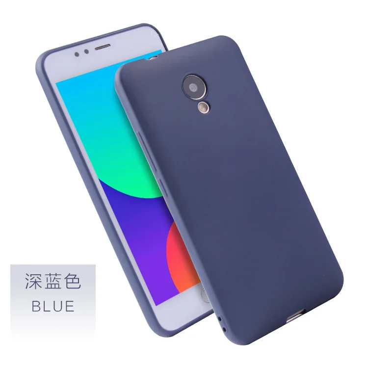 Чехол на заднюю панель из ТПУ чехол для meizu M5 M6 M6S M5note M3 M3S M3note M5C M6note MX6 Мягкая силиконовая накладка на заднюю панель для meizu Pro6 7 U10 U20 чехол - Цвет: Navy