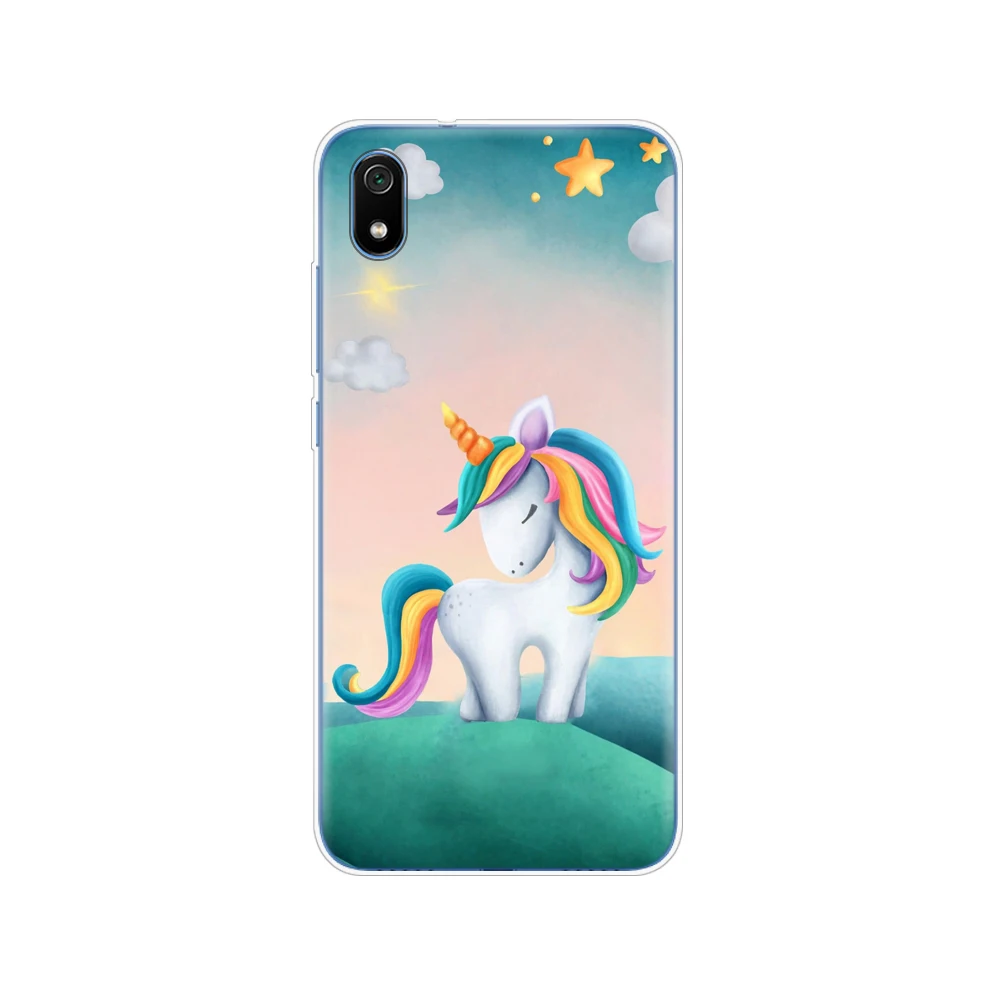 61862 Силиконовый чехол для xiaomi redmi 7a, чехлы, мягкая задняя крышка из ТПУ для redmi 7 a, бампер hongmi 7a, чехол для телефона, полная Защита, Чехол - Цвет: 61862