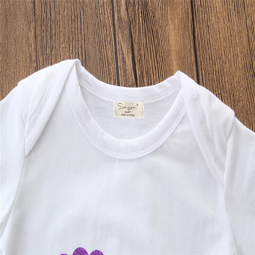 Летняя одежда для маленьких девочек платье Русалочки комбинезон с рисунком в