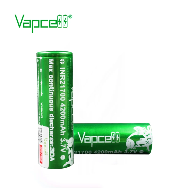 Бесплатная доставка 1 шт. батарея Vapcell 21700 4200 мАч 30 А molicel P42A аккумуляторная для