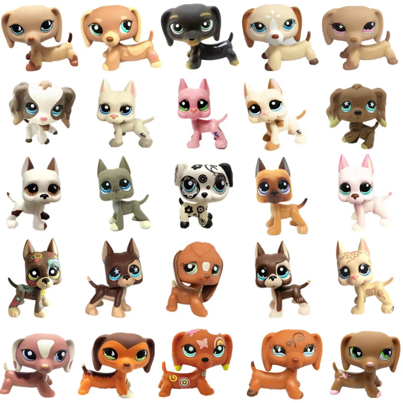 Pet Shop Lps игрушка действие стоячая коллекция короткие волосы 41 розовый Кот большая собака сад Собака Такса Lps Собака Такса Colli