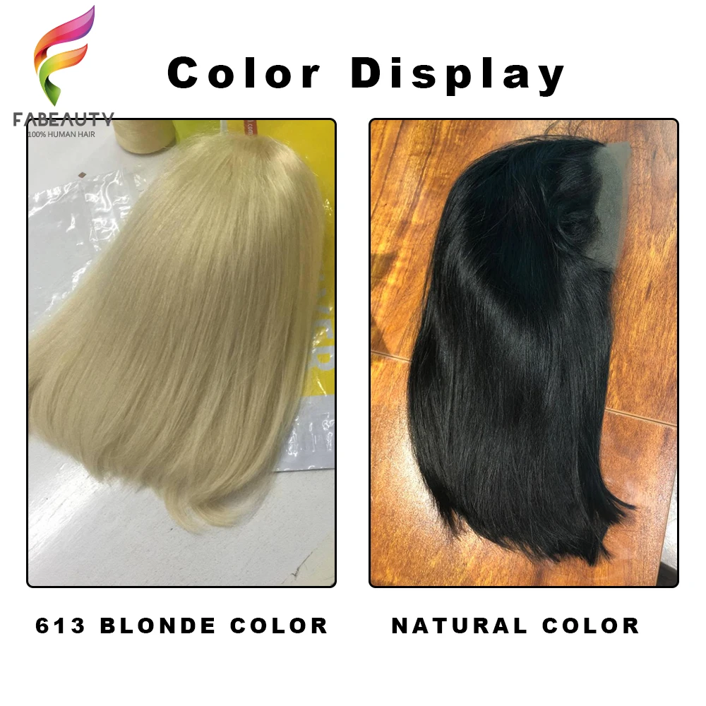 Glueless 613 короткий парик Боб 150% плотность бразильский прямые 13x4 блондинка