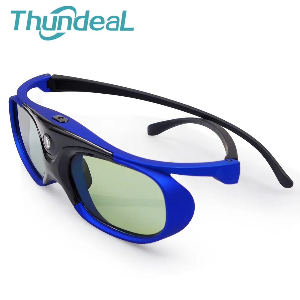 Thundeal DLP проектор 3D очки с активным затвором Батарея Универсальный 96 144 Гц для Philips