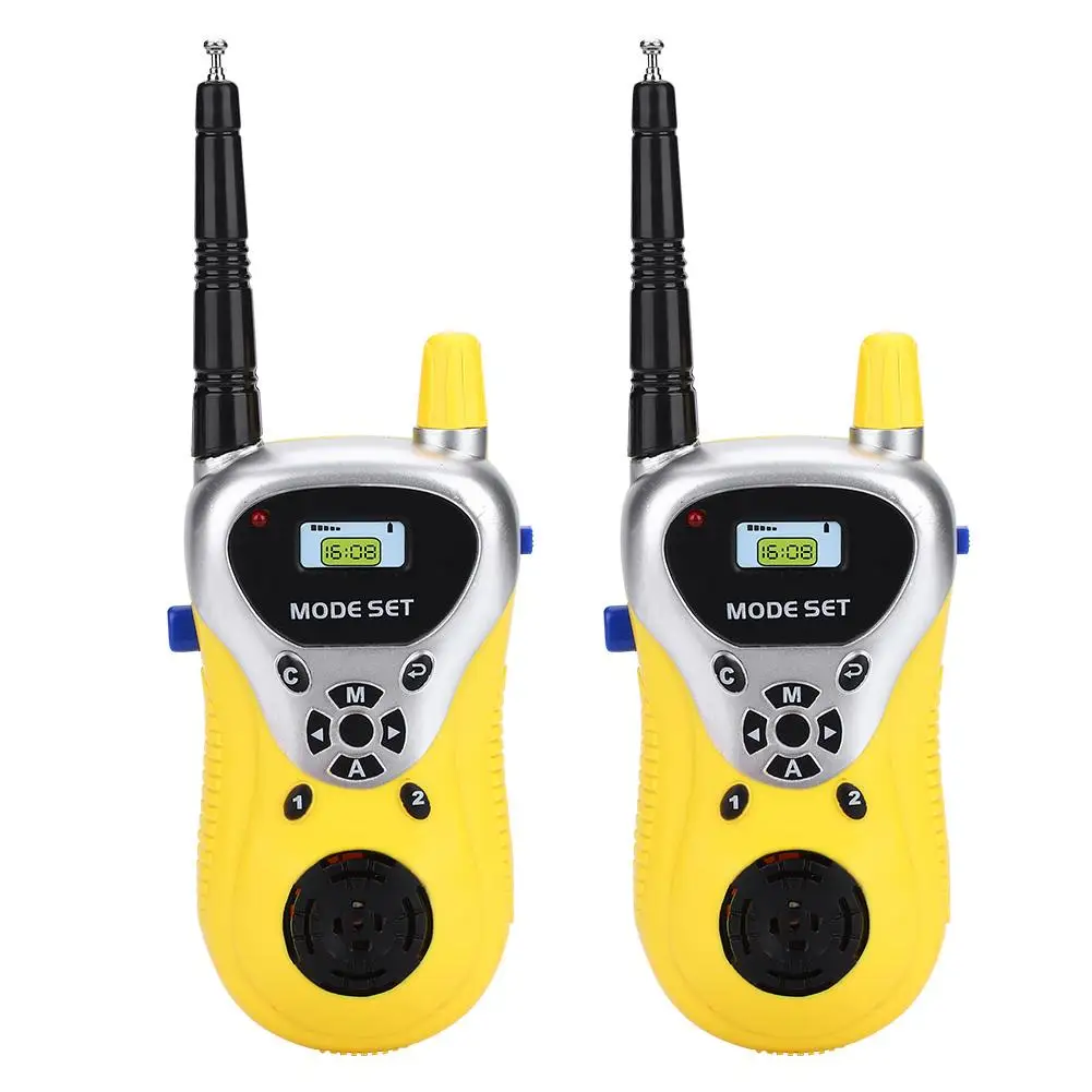 Детская игрушечная рация, 2 шт., детская игрушка для ролевых игр, радиоуправляемая игрушечная рация, обучающая игрушка