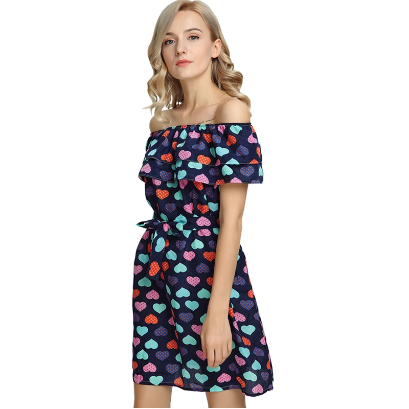 Новинка 2018 женские Модные Винтажные Платья с цветочным принтом открытыми