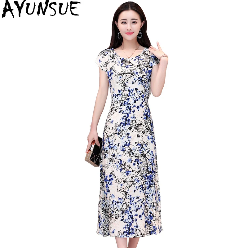 AYUNSUE Robe Ete 2020 женское платье размера плюс платья для женщин 4xl 5xl 6xl длинное с