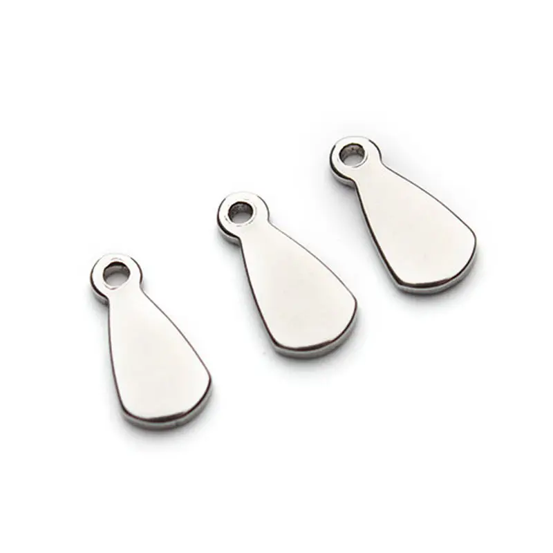 Подвески для браслетов и ожерелий из нержавеющей стали серебристого цвета 40