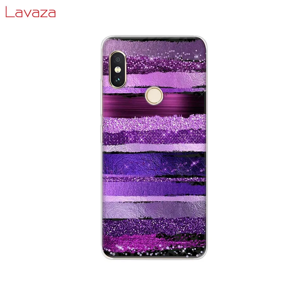 Твердый чехол Lavaza Love с фиолетовыми блестящими волнами для POCOPHONE F1 Xiaomi A2 8 9 SE Lite A1 Max
