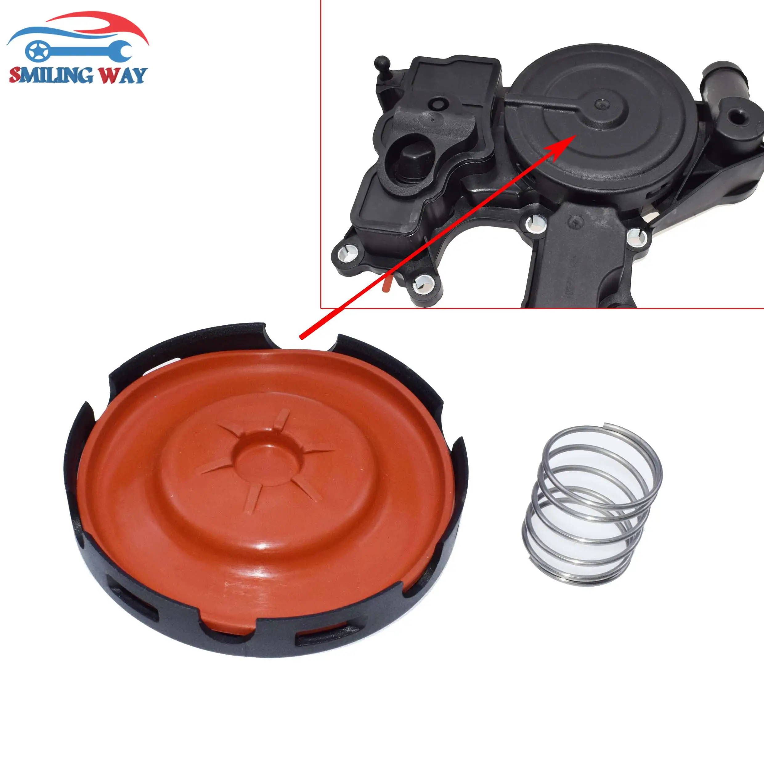 Крышка масляного сепаратора крышка клапана PCV 06H103495B для Audi A3 A4 A5 A6 TT & Quattro VW Beetle Jetta Passat Eos CC GTI Tiguan|Подача и