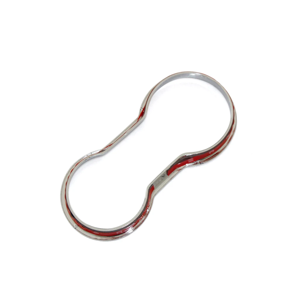 AndyGo автомобильный Стайлинг ABS хромированная отделка центральная консоль