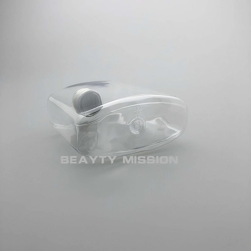 BEAUTY MISSION прозрачная 250 мл 24 шт. пустая квадратная плоская бутылка для сока