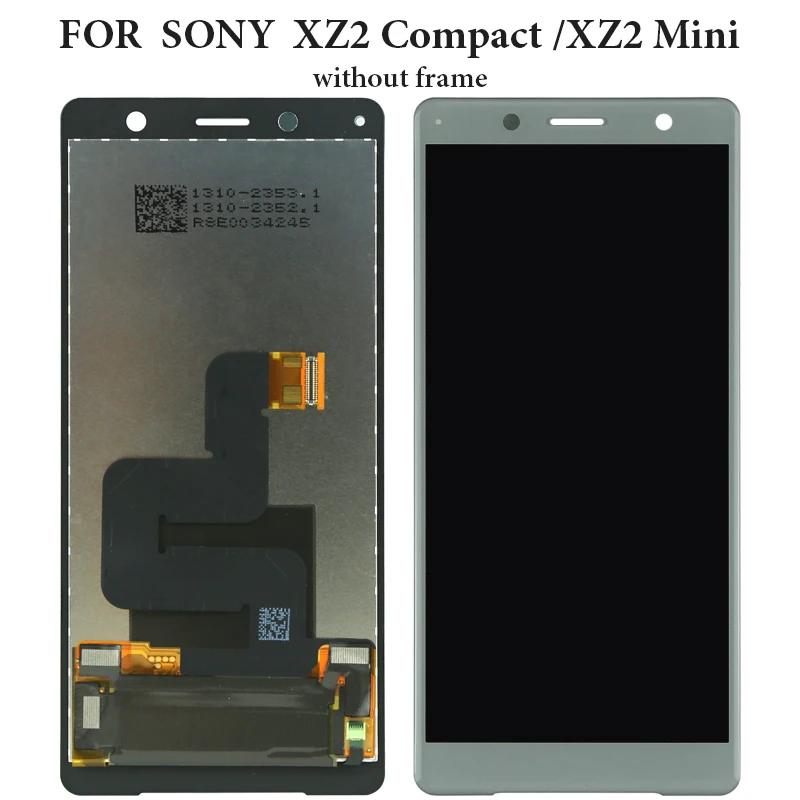 AAA + для Sony Xperia XZ2 H8216 H8266 H8276 Compact Mini ЖК дисплей с сенсорным экраном дигитайзер