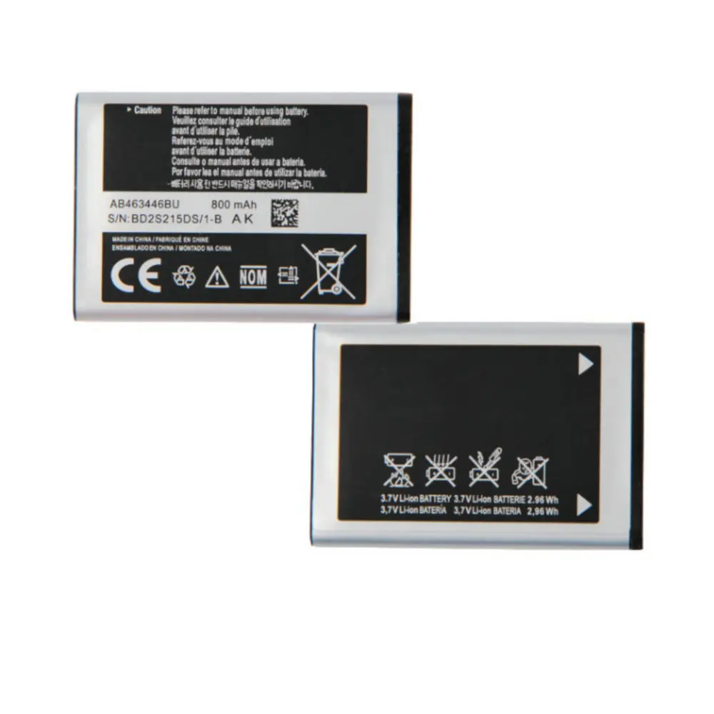 800 мА/ч, AB043446BE для samsung C3300K X208 B189 B309 F299 E329 GT-C3520 E1228 GT-E1200M E339 GT-E2330 высокое качество Батарея