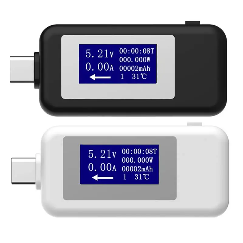Цифровой измерительный прибор многофункциональный USB тестер интерфейс type c oltmeter