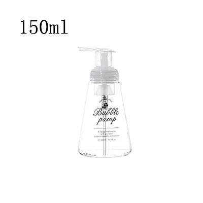 150ml clear Soap Dispenser Foaming Bottle Mousses Facial Cleanser Bottle Shampoo Shower Gel Foam Pump Bottle 150/300ml - Цвет: 150ml clear