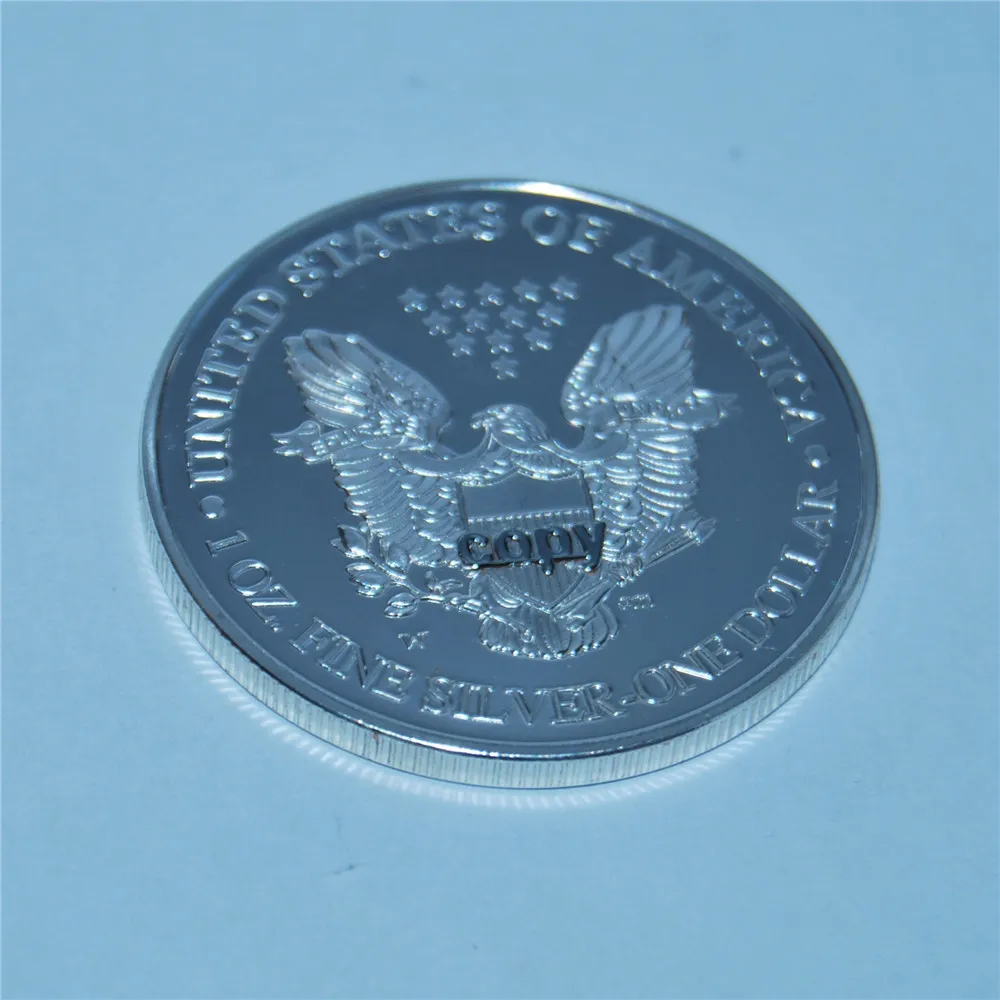 

2014 USA US American Eagle SILVER Coin Dollar $1 1oz BU UNC PURE Silber .999 ASE 5pcs/lot Free Shipping