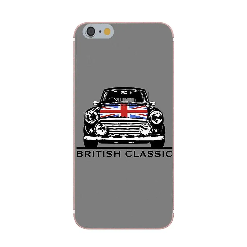 as picture Oedmeb мягкий чехол для телефона Apple iPhone 4 4S 5 5C 5S SE 6 6S 7 8 Plus X для Mini Cooper style - Цвет: as picture