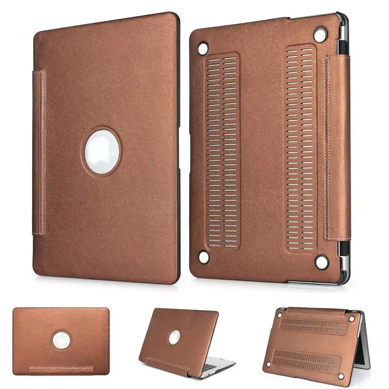 Чехол из искусственной кожи XSKEMP для ноутбука пластиковый жесткий чехол Apple Macbook PRO