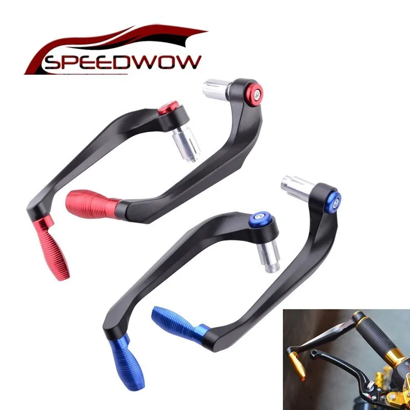 SPEEDWOW Universal 7/8" 22mm Motorcycle Handlebar Brake Clutch Levers Protector Guard Aluminum For Honda Yamaha Suzuki Kawasaki |