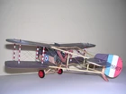 Бумажная модель для творчества британский истребитель Airco D.H.2 WW I подарок для мальчика бумажная 3D головоломка