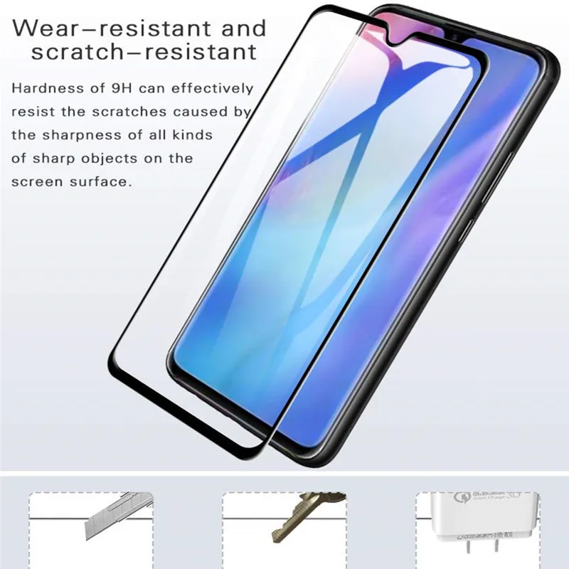 Protective tempered glass for Huawei p30 Pro p20 Lite P30 Screen Protector Cover For pro | Мобильные телефоны и