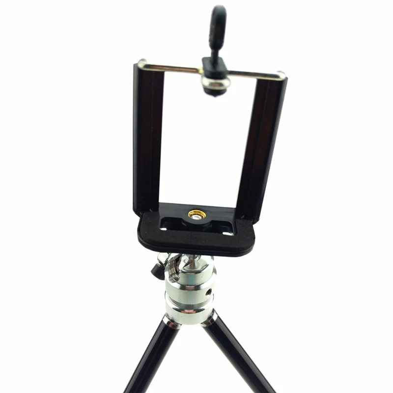 3 Sections Tripod Extendable Metal Tripods 15.5-30CM with Phone Holder For Gopro Cameras Xiaomi Iphone Samsung Huawei Phones | Электроника