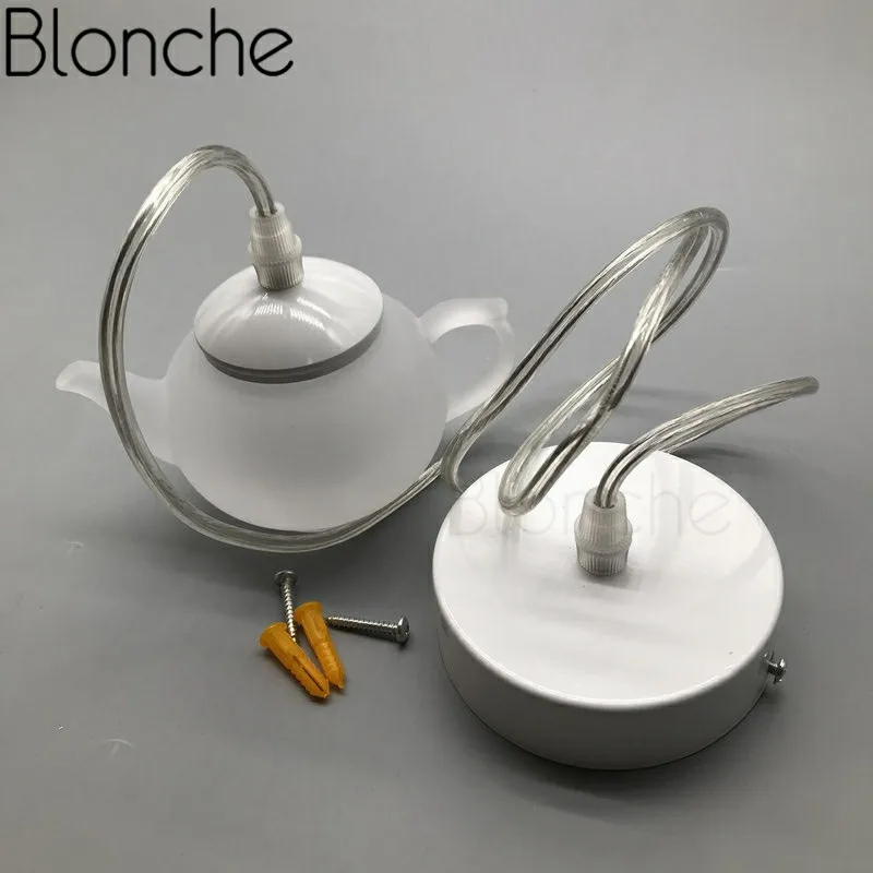 Современный чайник светильник акриловый подвесной подвесные светильники для