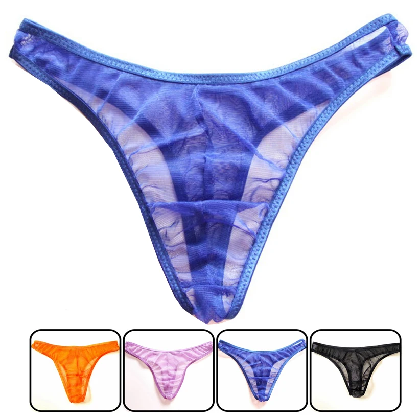 

Sexy Men U Convex Pouch Mesh G-String Transprant Jockstrap Underwear Sexy G String Men Thong Gay Wear Erotic Linge