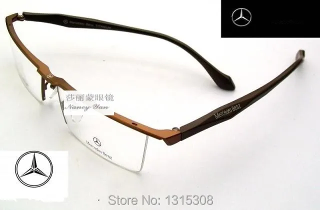 Brand Name Designer prescription eyeglasses half rimless Oculos for men optical myopia frame eyewear clear glasses 2014 new | Аксессуары