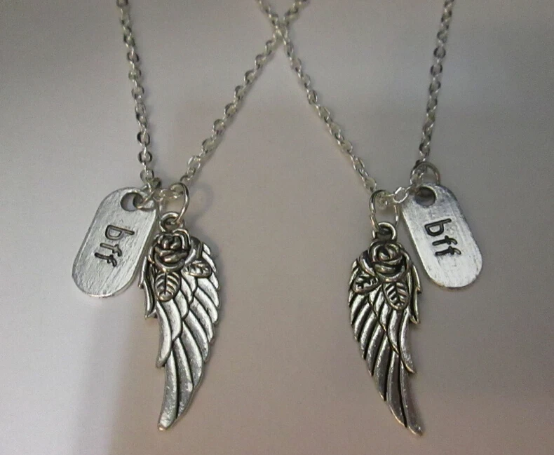 1 шт. винтажное ожерелье с подвеской ангельское крыло|jewelry charm necklace|necklace typenecklace skull