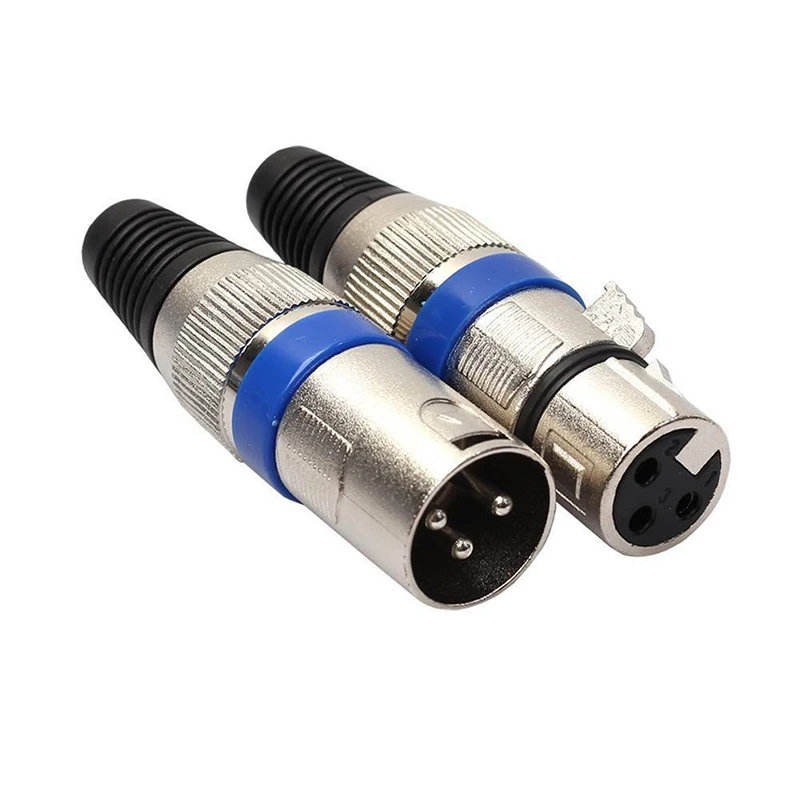 10 шт. XLR 3Pin Мужской и Женский Микрофон Разъем Аудио провод кабель