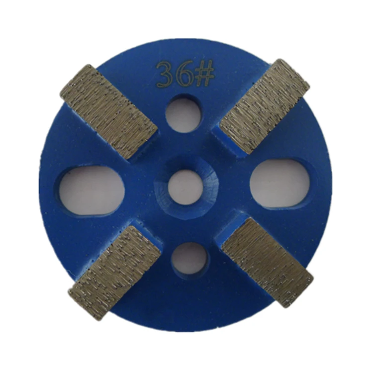 

Алмазный шлифовальный круг GD12, 3-дюймовый бетонный шлифовальный диск с четырьмя сегментами для шероховатой модели, 12 шт.