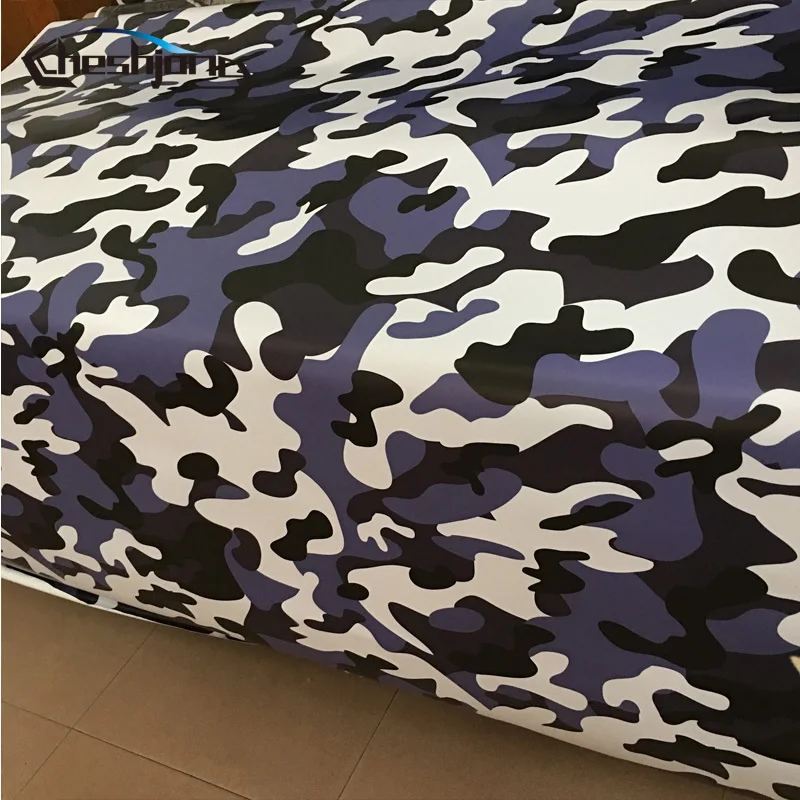 Черный белый Jumbo камуфляж виниловая пленка для автомобиля городской наклейка