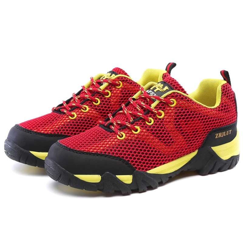 MANLI New Big Size 36-47 Men's Woman HIking Shoes Male Outdoor Antiskid Breathable Trekking Hunting Tourism Mountain Sneakers | Спорт и