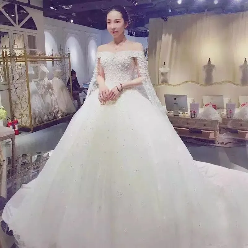 Свадебное платье вечерние платья Vestido de Noiva Роскошные Свадебные невесты