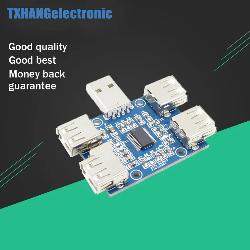 5V usb хаб USB2.0 Hub концентратор 4 муфтовый стыковочный USB плата расширения Модуль|5v