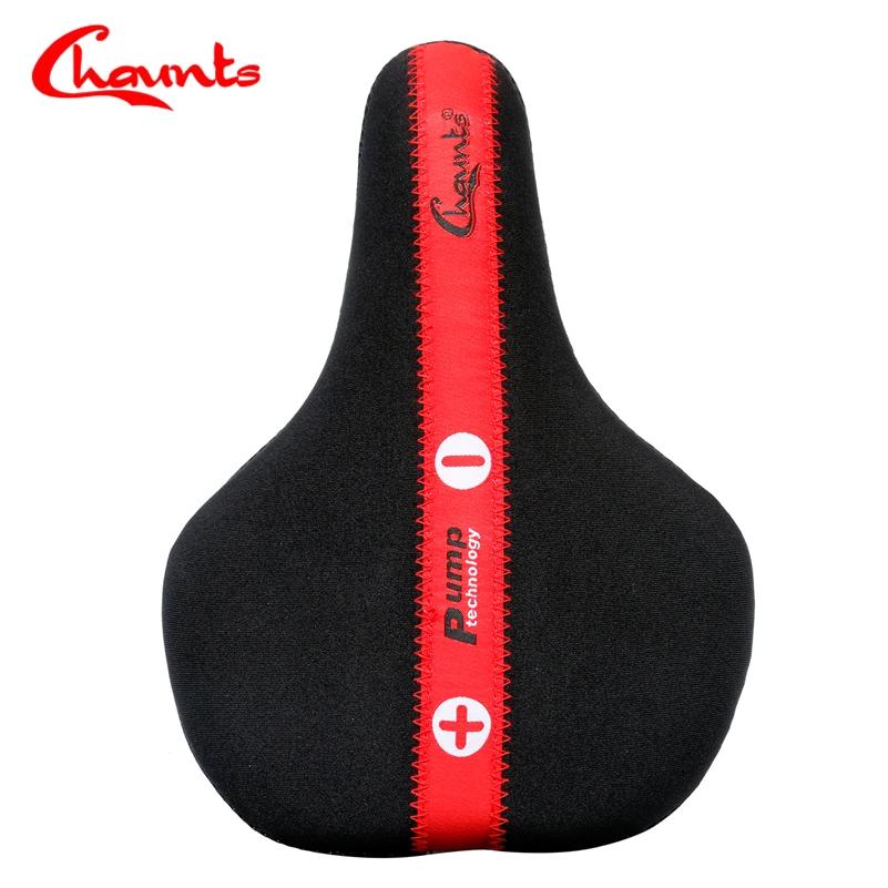 Надувное велосипедное седло Chaunts удобное гелевое сиденье для велосипеда
