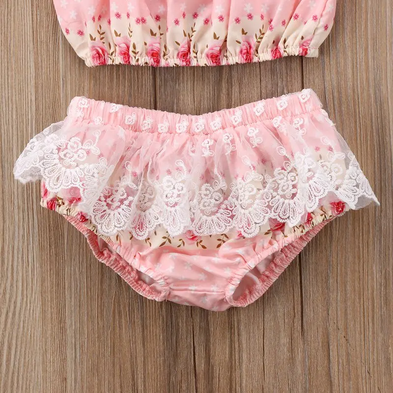 Кружевные лоскутные топы с вырезом лодочкой для новорожденных девочек 0-24 м