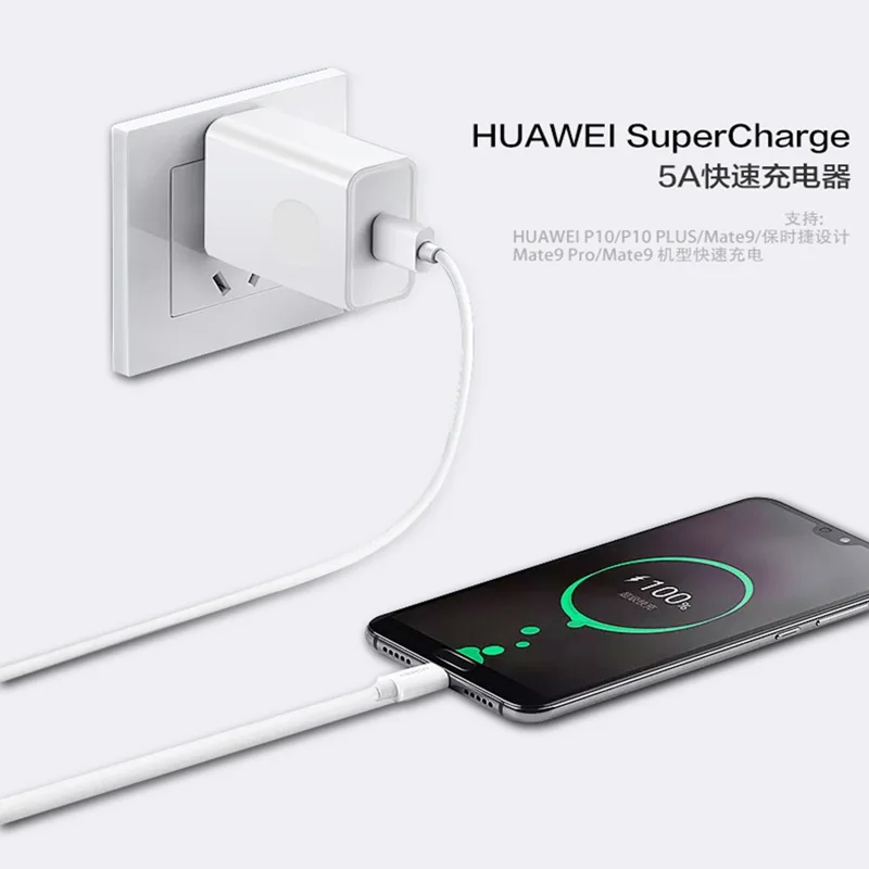 HUAWEI P10 Plus быстрое зарядное устройство Mate 9 10 Pro Supercharge Быстрый дорожный настенный