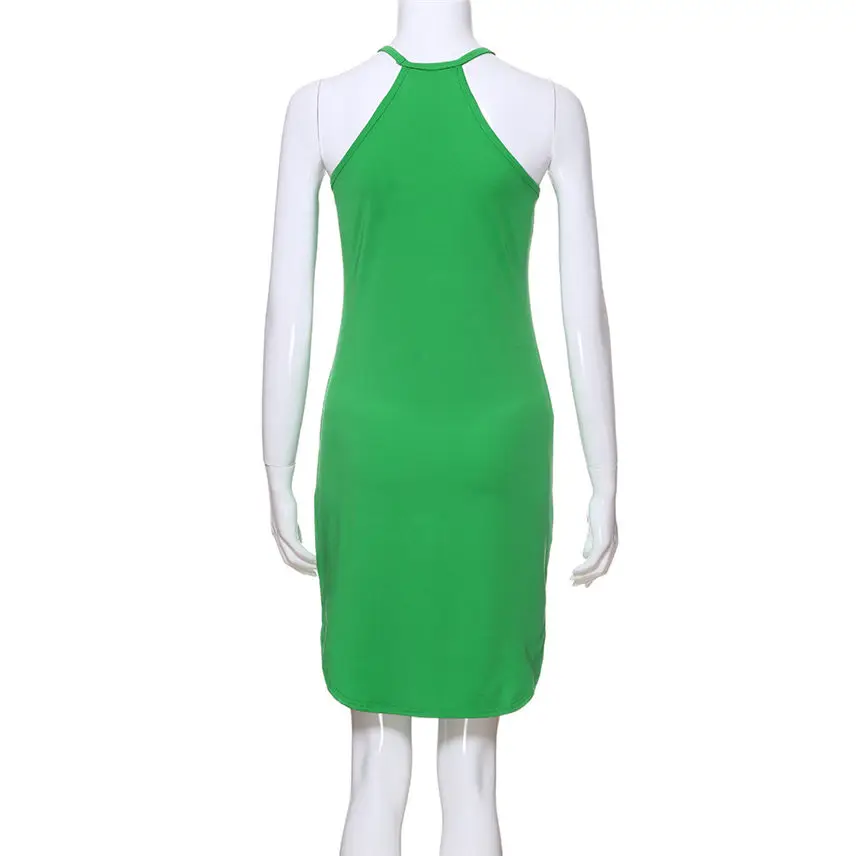 Женское облегающее мини платье вечернее с треугольным вырезом и принтом в виде