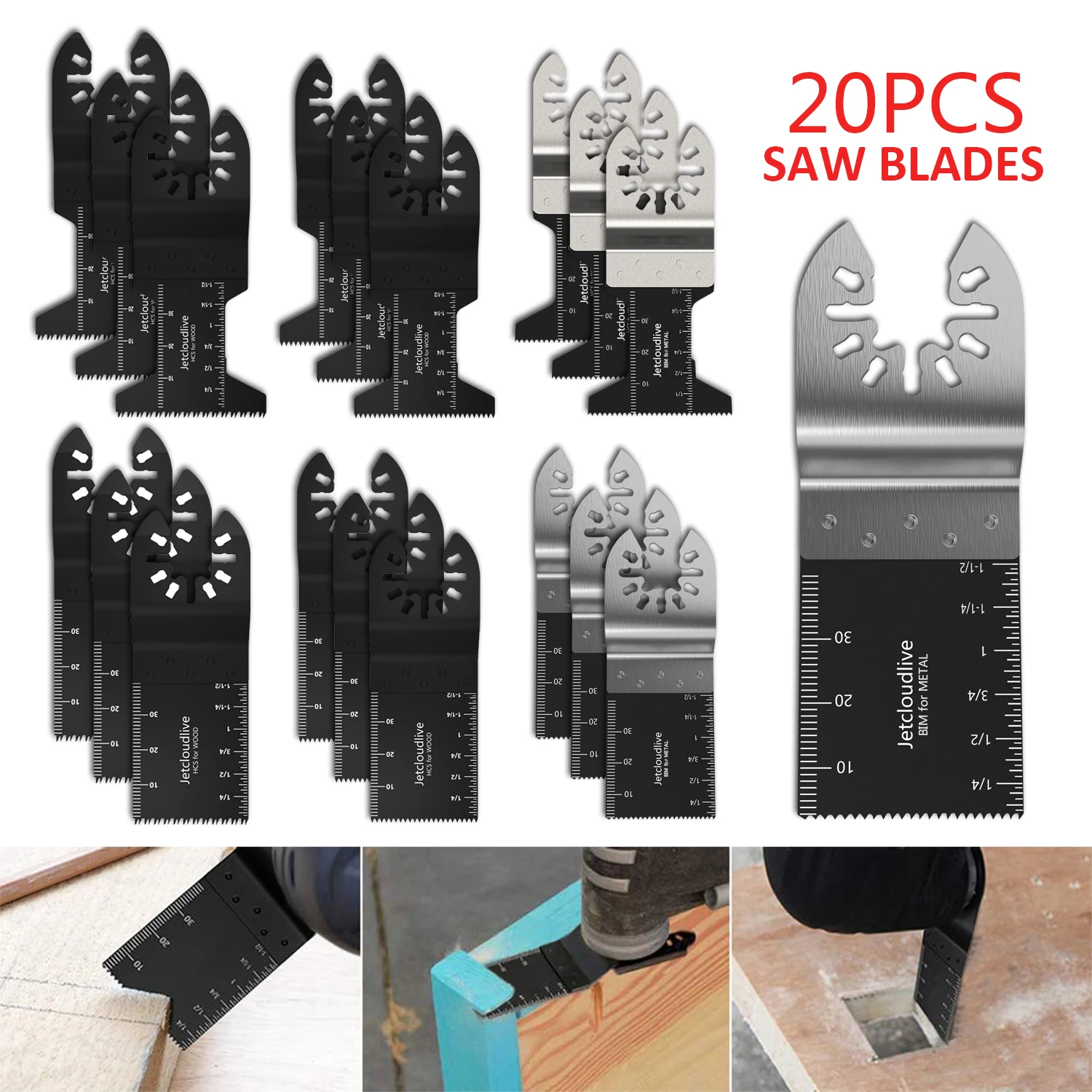 20pcs 10/20/50 шт Мультитул режущие диски Осциллирующее лезвие полотна циркулярной пилы для Реставратор для Fein Multimaster резьба по дереву комплект - Цвет: 20pcs