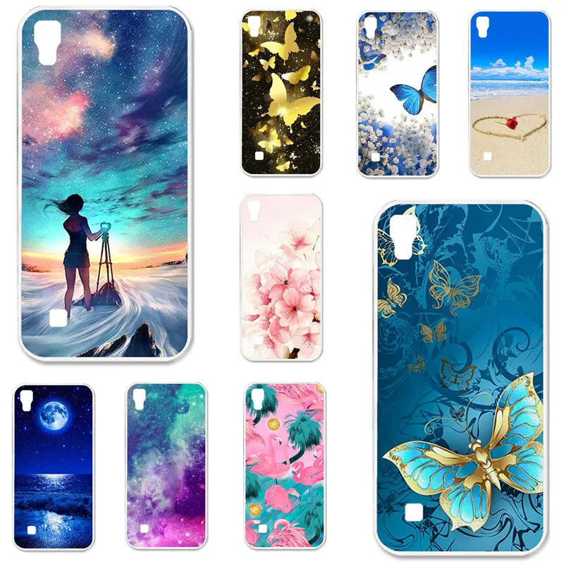 Чехол из ТПУ для LG X Power F750 K210 K450 силиконовый чехол с цветочным принтом Бампер k220