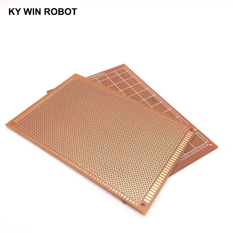 1 шт. DIY 10*15 см Прототип бумаги медная печатная плата Универсальный экспериментный