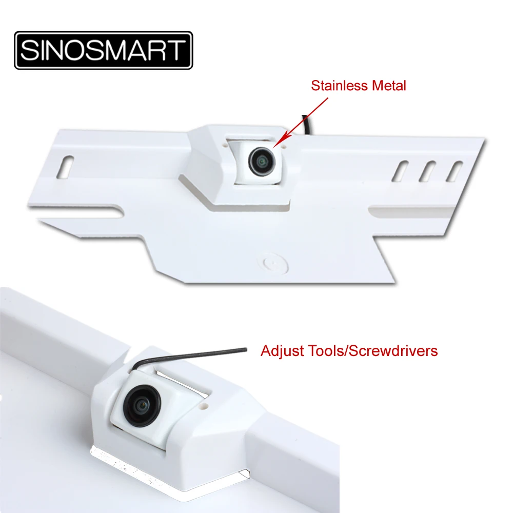 SINOSMART HD универсальная широкоугольная парковочная камера заднего вида белая