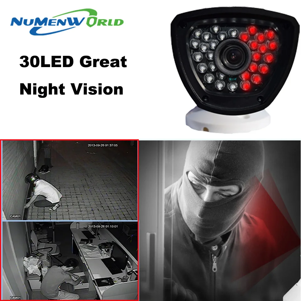 Камера видеонаблюдения HD 3000TVL CCTV для дома дневное/ночное видение 2.0MP AHD