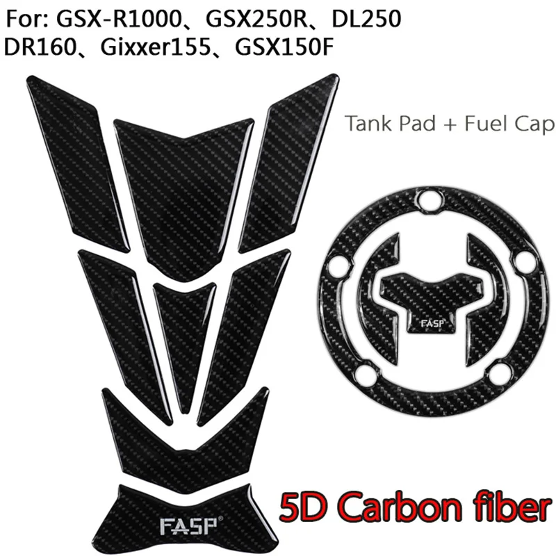 G008-7 Крышка топливного бака наклейка накладка наклейка для GSX S1000F R600 R1000 S750 - Цвет: G008-7