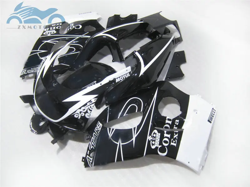 Free Custom ABS fairings kit for SUZUKI GSXR750 GSXR 600 1996-2000 SRAD sport fairing kits GSXR600 96-00 black corona bodyworks |