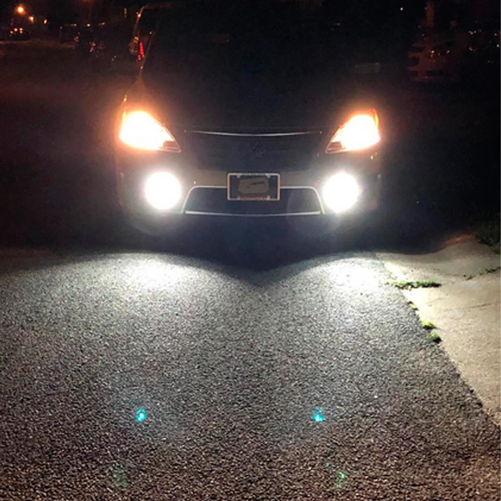 CJXMX 2 шт. H7 светодиодный противотуманный светильник для автомобиля 1200LM 12 3030SMD