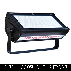1000w RGB strobe Светодиодный светильник par s rgbw 2x100 Вт сценическое освещение COB оборудование светодиодный светильник для сцены - Цвет: 1000w RGB strobe