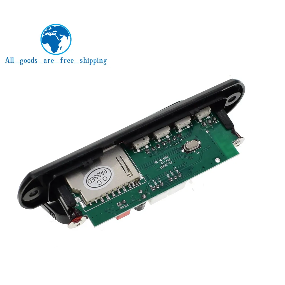 TZT Новое поступление беспроводной Bluetooth 12 в MP3 WMA декодер доска аудио модуль USB TF радио для автомобиля аксессуары